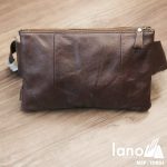 Túi đeo bụng nam da thật thời trang Lano tuyệt đẹp TĐB 002 mặt sau
