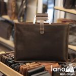 Túi da nam cầm tay thời trang Lano gọn nhẹ CLT003