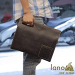 Túi da cầm tay cho nam Lano sang trọng lịch lãm CLT005 xách tay