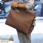 Túi da cầm tay cho nam Lano sang trọng lịch lãm CLT005 đeo chéo