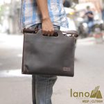 Túi cầm tay nam Lano da thật sang trọng lịch lãm tiện dụng CLT004 xách tay