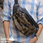 Túi đeo chéo bụng da bò thời trang Lano phong cách TĐB004 đeo chéo