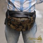 Túi đeo chéo bụng da bò thời trang Lano phong cách TĐB004 đeo bụng