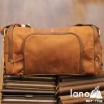 Túi trống du lịch da thật thời trang Lano tiện lợi TT02