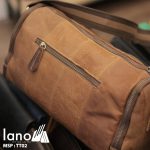 Túi trống du lịch da thật thời trang Lano tiện lợi TT02 mặt sau
