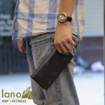Ví cầm tay Nam Hautton lịch lãm thể hiện đẳng cấp phái mạnh Lano VCTN023 cầm tay