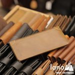 Ví cầm tay nam Hautton mỏng gọn thời trang Lano tiện lợi mới nhất 2018 VCTN024 nâu vàng