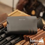 Ví cầm tay nam Lano da bò 2 ngăn kéo thời trang nam tính Hautton VCTN026 đen