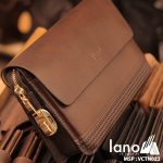 Ví Cầm Tay Nam Lano Da Thật Khóa Sổ Đẳng Cấp Cho Phái Mạnh nghiêng