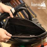 Cặp da nam công sở Lano thời trang mạnh mẽ CD63 bên trong