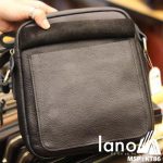 Túi da đeo chéo nam Lano cổ điển phong cách hiện đại KT86 - bên trong
