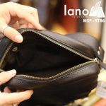 Túi da đeo chéo nam Lano cổ điển phong cách hiện đại KT86 - bên trong