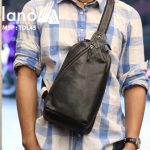 Túi da đeo trước ngực Lano thời trang phong cách mới 2018 TDL45 - đeo trước ngực