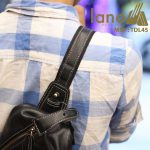 Túi da đeo trước ngực Lano thời trang phong cách mới 2018 TDL45 - đeo lưng
