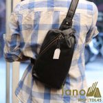 Túi da đeo trước ngực Lano thời trang phong cách mới 2018 TDL45 - đeo lưng