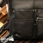 Túi da nam Lano đeo chéo thời trang da bò thật KT79