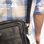 Túi đeo chéo nam công sở Lano da bò thời trang tiện lợi KT80