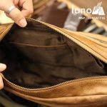 Túi đeo chéo nam công sở Lano thời trang đẳng cấp Contact16 - bên trong