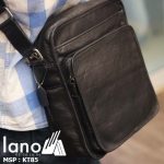 Túi đeo chéo nam Lano da bò sáp mới nhất 2018 KT85