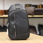 Túi da đeo chéo ngực nam Lano nhỏ gọn thời trang Hautton TDL41