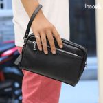 Túi đeo chéo nam Lano da bò trẻ trung năng động KT77 cầm tay