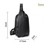 Túi đeo ngực thời trang cá tính Lano TDL40 kích thước