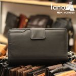 Ví cầm tay nam da bò thật Lano sang trọng lịch lãm VCTN030
