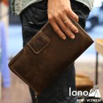 Ví cầm tay nam da bò thật Lano sang trọng lịch lãm VCTN030 cầm tay