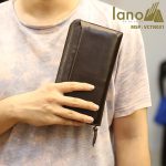 Ví cầm tay nam da bò thời trang Lano nam tính VCTN031 cầm tay