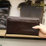 Ví cầm tay nam da bò thời trang Lano nam tính VCTN031