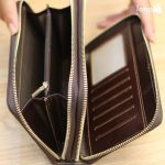 Ví cầm tay nam Lano khóa kéo lịch lãm nam tính VCTN027 bên trong
