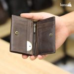 Ví da nam Lano cúc bấm nhỏ gọn tiện lợi VDN028 bên trong