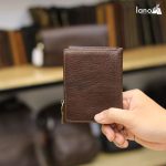 Ví da nam Lano dạng đứng nhỏ gọn thời trang da thật VDN026