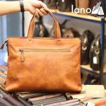 Cặp da nam cao cấp Lano đựng Macbook thời trang phong cách CD69