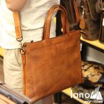 Cặp da nam cao cấp Lano đựng Macbook thời trang phong cách CD69 - đeo lưng