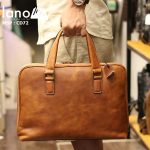 Cặp xách da nam cao cấp Lano đựng Macbook đẹp độc lạ CD72 - xách tay