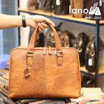 Cặp xách da nam cao cấp Lano đựng Macbook đẹp độc lạ CD72