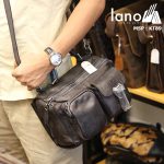 Túi da đeo chéo Lano gọn nhẹ tiện lợi KT89 - đeo chéo