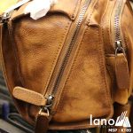 Túi da đeo chéo Lano gọn nhẹ tiện lợi KT89 - cạnh bên