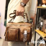 Túi da đeo chéo Lano gọn nhẹ tiện lợi KT89 - xách tay