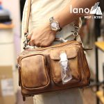 Túi da đeo chéo Lano gọn nhẹ tiện lợi KT89 - đeo vai