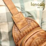 Túi da đeo ngực nam Lano thời trang sang trọng đẳng cấp cho phái mạnh TDL52 - đeo lưng