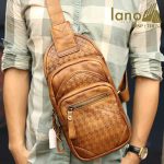 Túi da đeo ngực nam Lano thời trang sang trọng đẳng cấp cho phái mạnh TDL52
