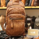 Túi da đeo ngực nam Lano thời trang sang trọng đẳng cấp cho phái mạnh TDL52