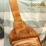 Túi da đeo ngực nam Lano thời trang sang trọng đẳng cấp cho phái mạnh TDL52 - đeo lưng