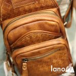 Túi da đeo ngực nam Lano thời trang sang trọng đẳng cấp cho phái mạnh TDL52 - đeo lưng
