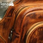 Túi da đeo ngực nam phong cách Lano thời trang gọn nhẹ TDL51
