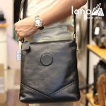 Túi da nam đeo chéo đựng iPad Lano thời trang công sở KT93 đen - đeo vai