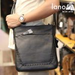 Túi da nam Lano đựng iPad mỏng gọn tiện lợi KT98 - đeo chéo