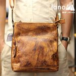Túi đeo chéo nam công sở da bò đẳng cấp cho phái mạnh KT101 - đeo trước